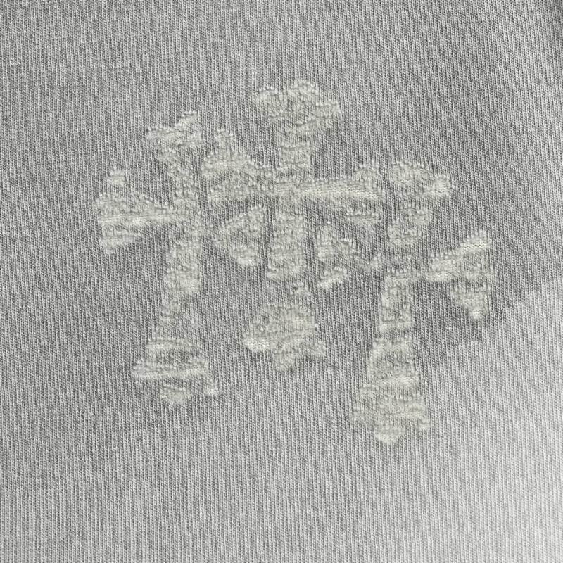 Gradient Tie-Dye Short Sleeve Tee Grey White view