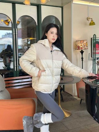 Moncler Cream Puffer Down Jacket view 2