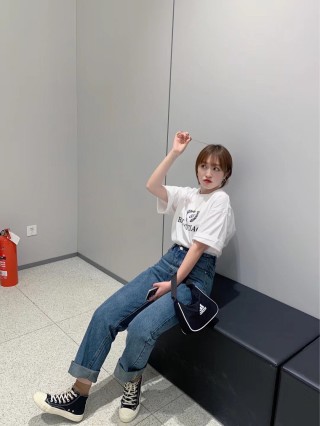 Balenciaga Crest Logo White T-Shirt view 7