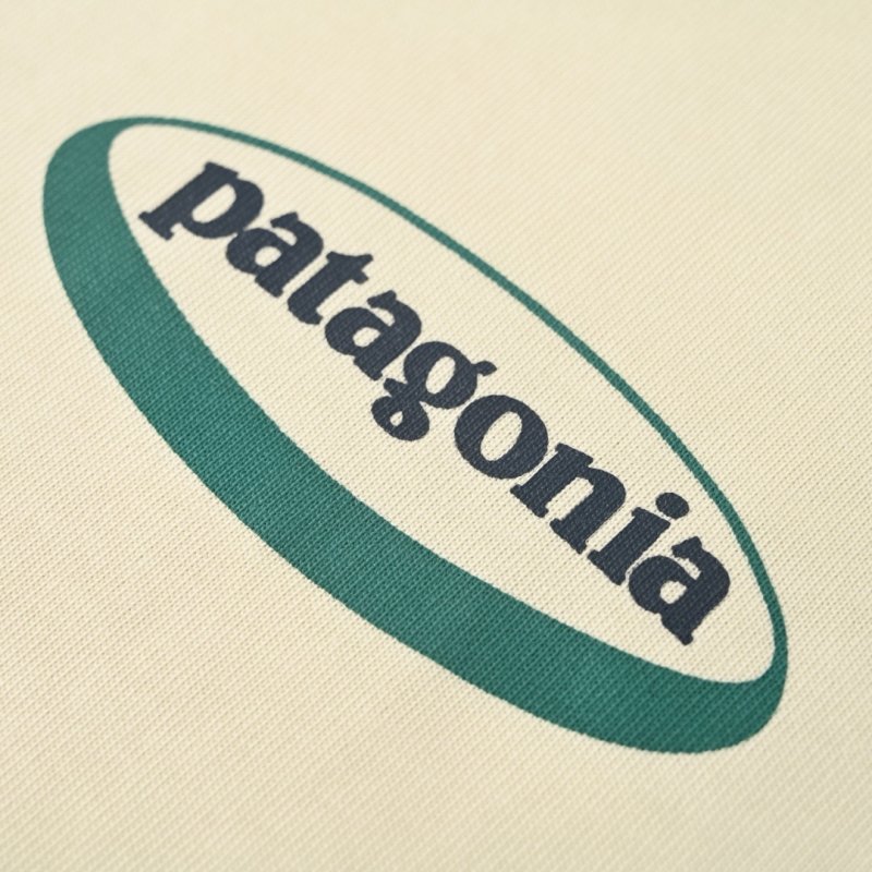 Patagonia Heritage Oval Logo Cream Short Sleeve T-Shirt view