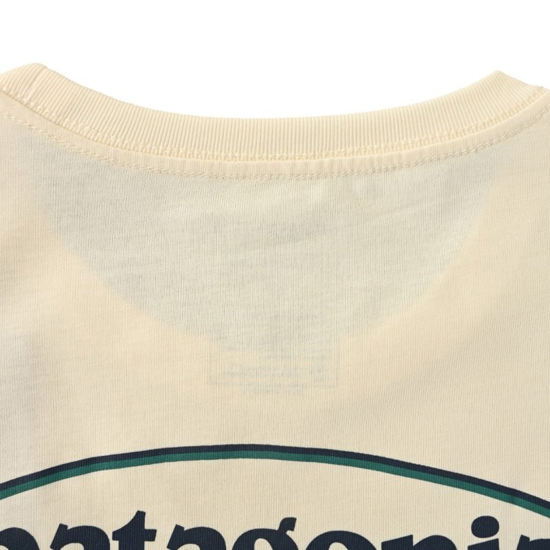 Patagonia Heritage Oval Logo Cream Short Sleeve T-Shirt view