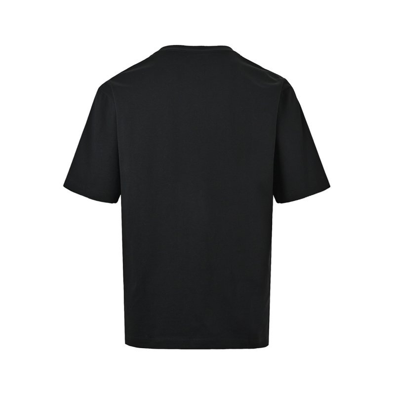 Black Oversized Crewneck Short Sleeve T-Shirt view