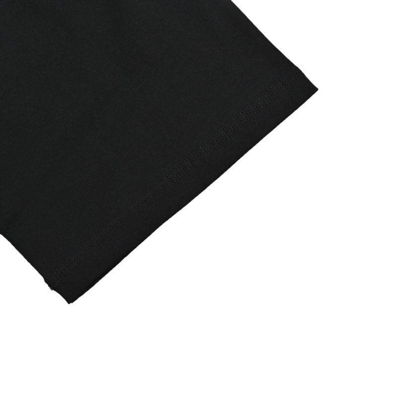 Black Oversized Crewneck Short Sleeve T-Shirt view
