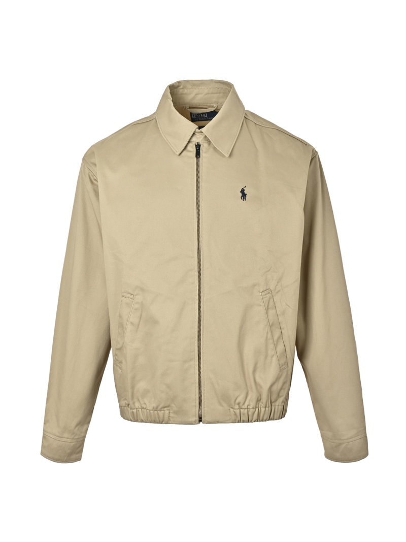 Polo Ralph Lauren Pony Embroidered Harrington Jacket Khaki view