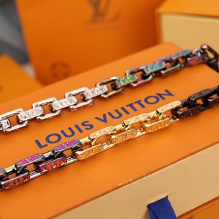 Louis Vuitton Paradis Chain Necklace Multi-Metal view 5