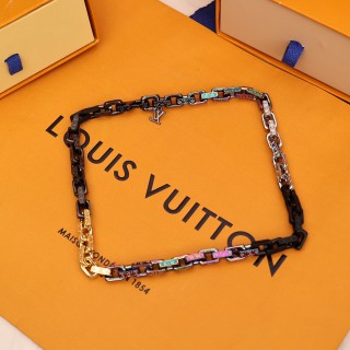 Louis Vuitton Paradis Chain Necklace Multi-Metal view 7
