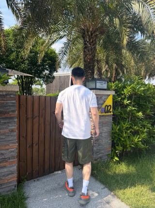 Olive Camo Technical Shorts view 8