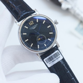 Longines Master Collection Moon Phase Silver Dial Men's Watch view 2