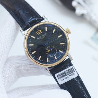 Longines Master Collection Moon Phase Silver Dial Men's Watch view 4