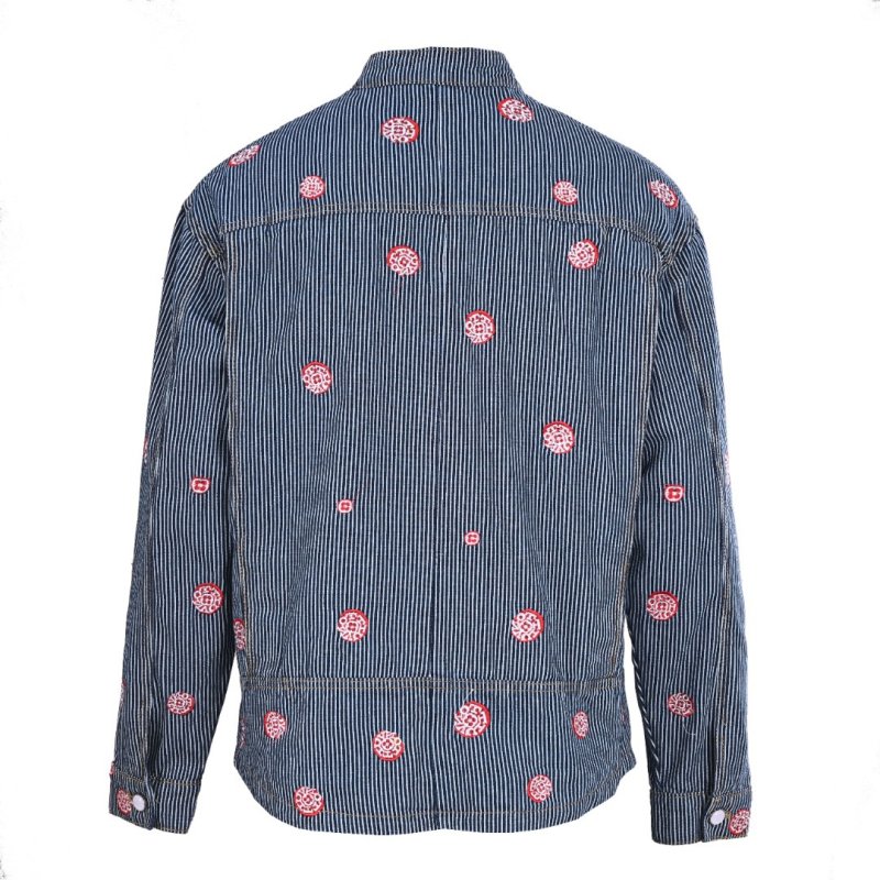 Floral Striped Shirt & Pants Co-ord Set - Grey view
