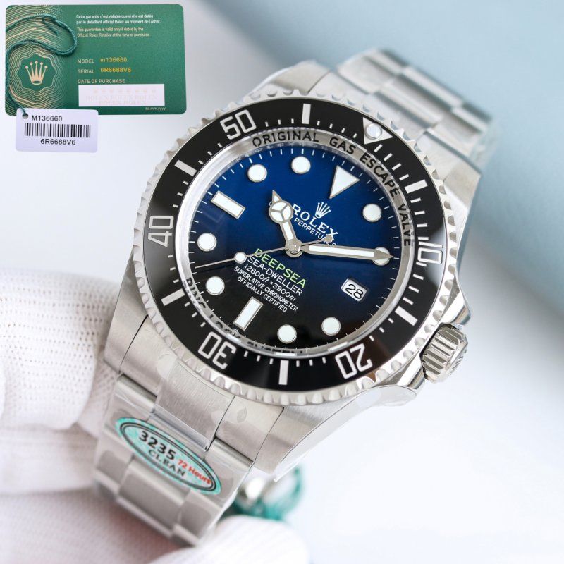 Rolex Deepsea Sea-Dweller 44mm Stainless Steel Watch view