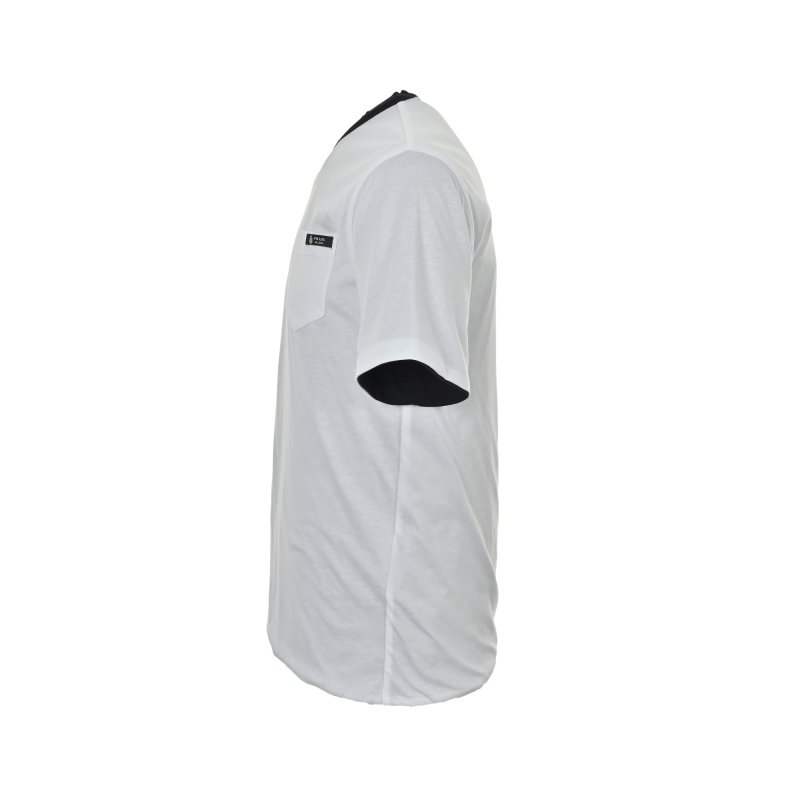 Stone Island White & Black Contrast Short-Sleeve T-Shirt view