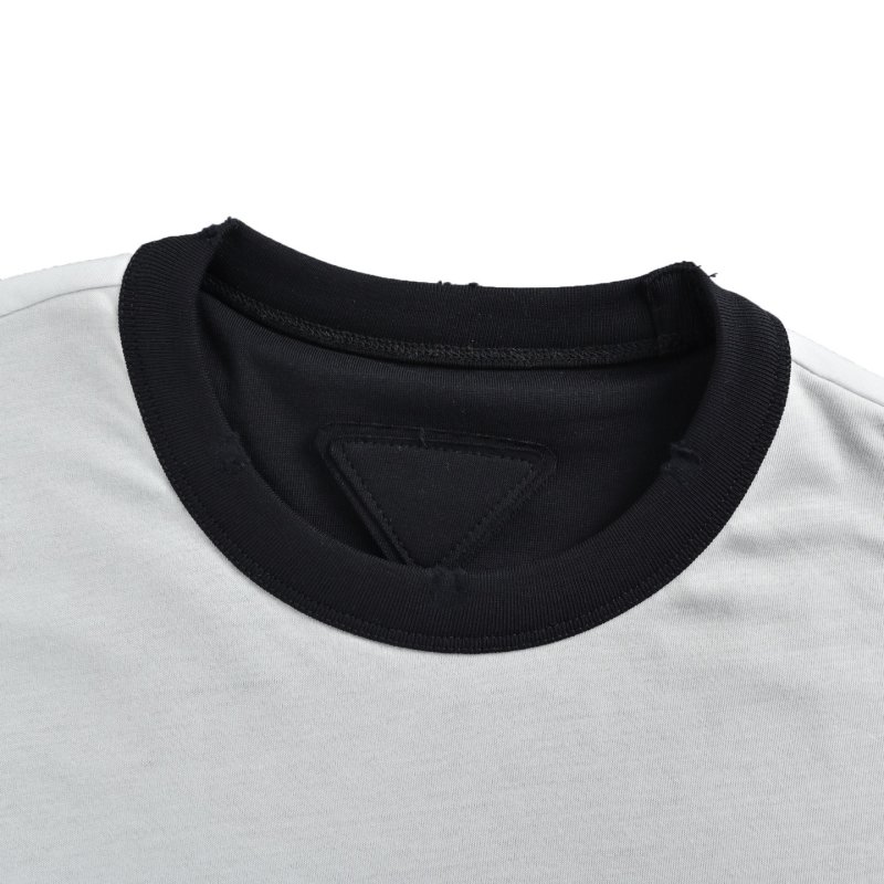 Stone Island White & Black Contrast Short-Sleeve T-Shirt view