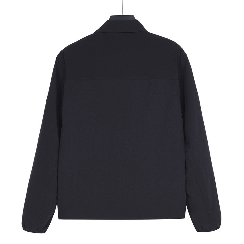 Moncler Black Nylon Zip Jacket