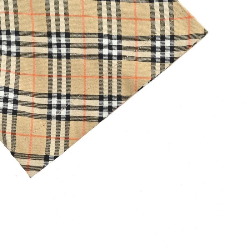 Burberry Beige Check Short Sleeve Button-Up Shirt view