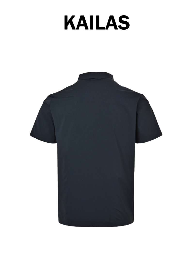 Navy Short Sleeve Polo Shirt view