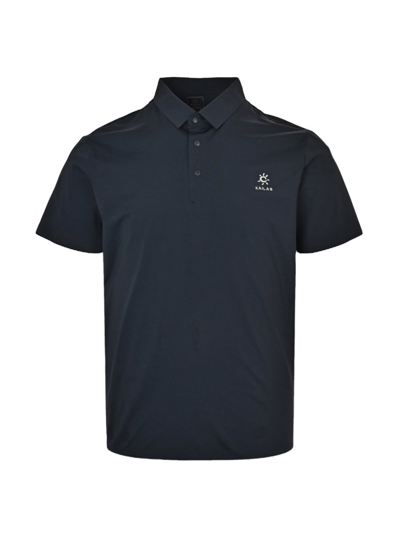 Navy Short Sleeve Polo Shirt view