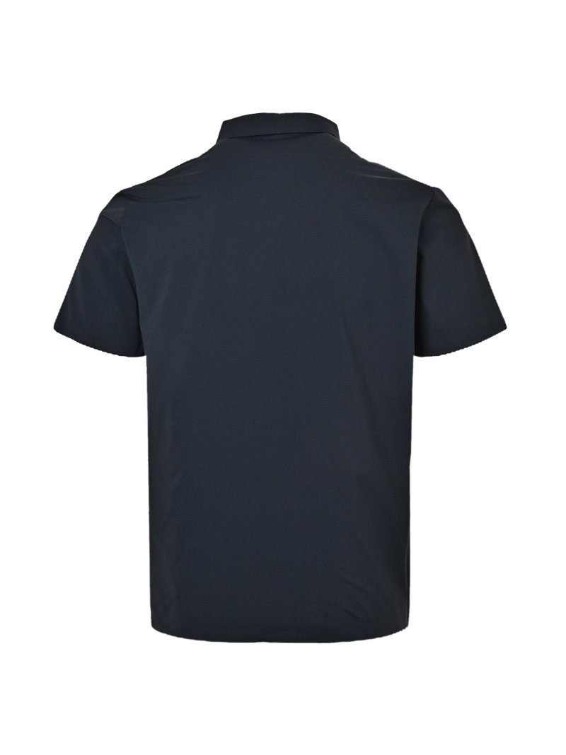 Navy Short Sleeve Polo Shirt view