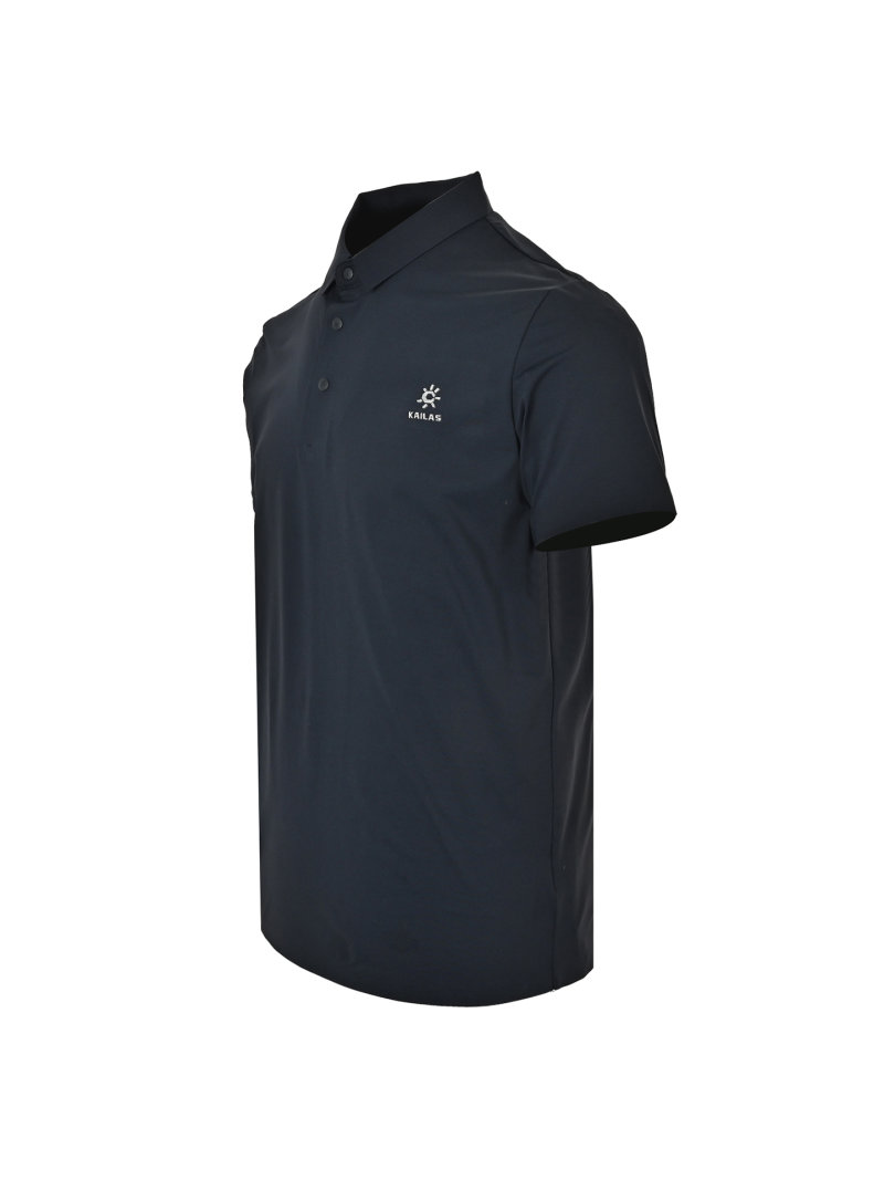 Navy Short Sleeve Polo Shirt view