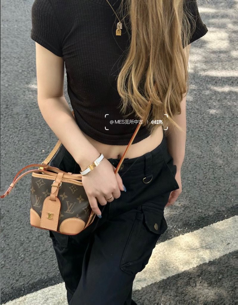 Louis Vuitton Noe Drawstring Bucket Bag Monogram