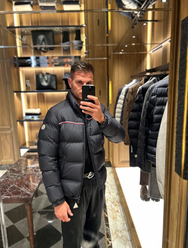 Moncler Black Puffer Down Jacket