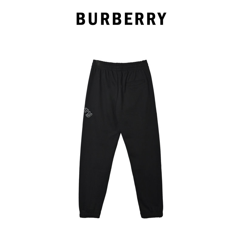 Burberry Black Logo Sweatpants view