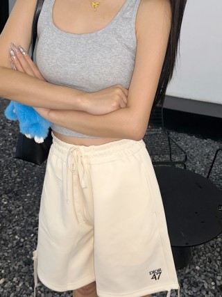 Dior 47 Cream Bermuda Shorts view 2