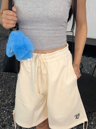 Dior 47 Cream Bermuda Shorts view 3