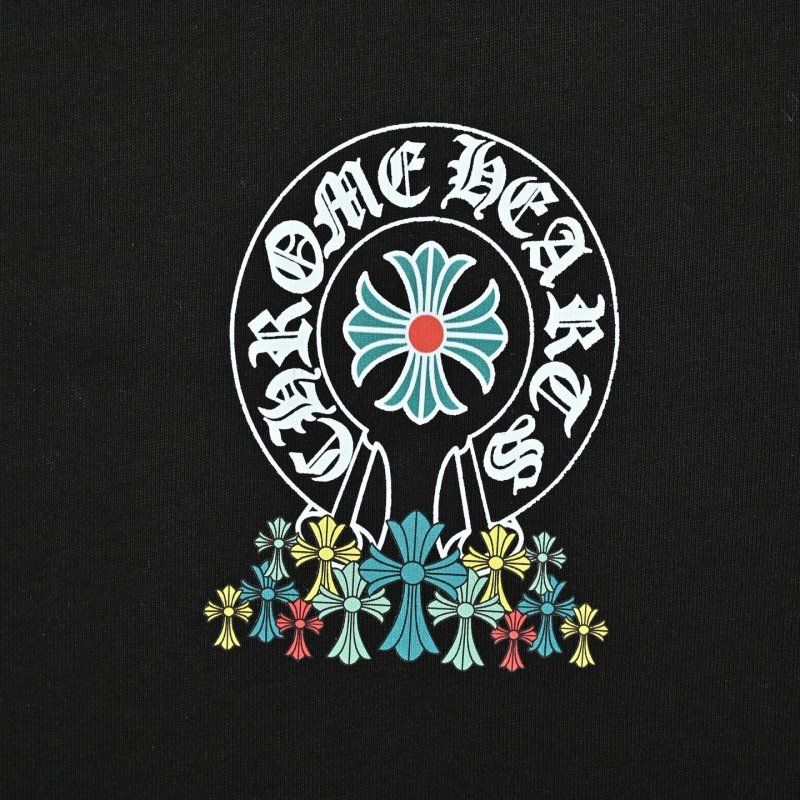 Chrome Hearts Black Graphic Logo T-Shirt view