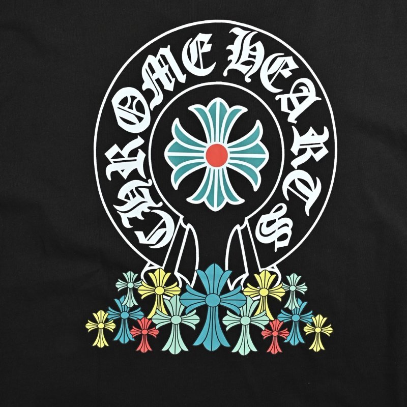 Chrome Hearts Black Graphic Logo T-Shirt view