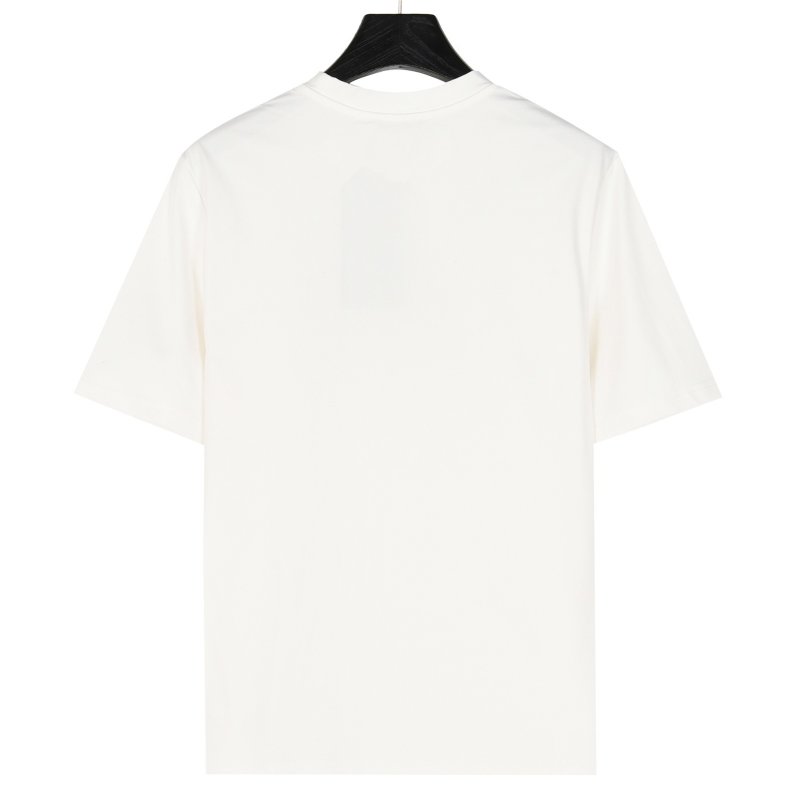 Burberry White Blue Graphic Equestrian T-Shirt view