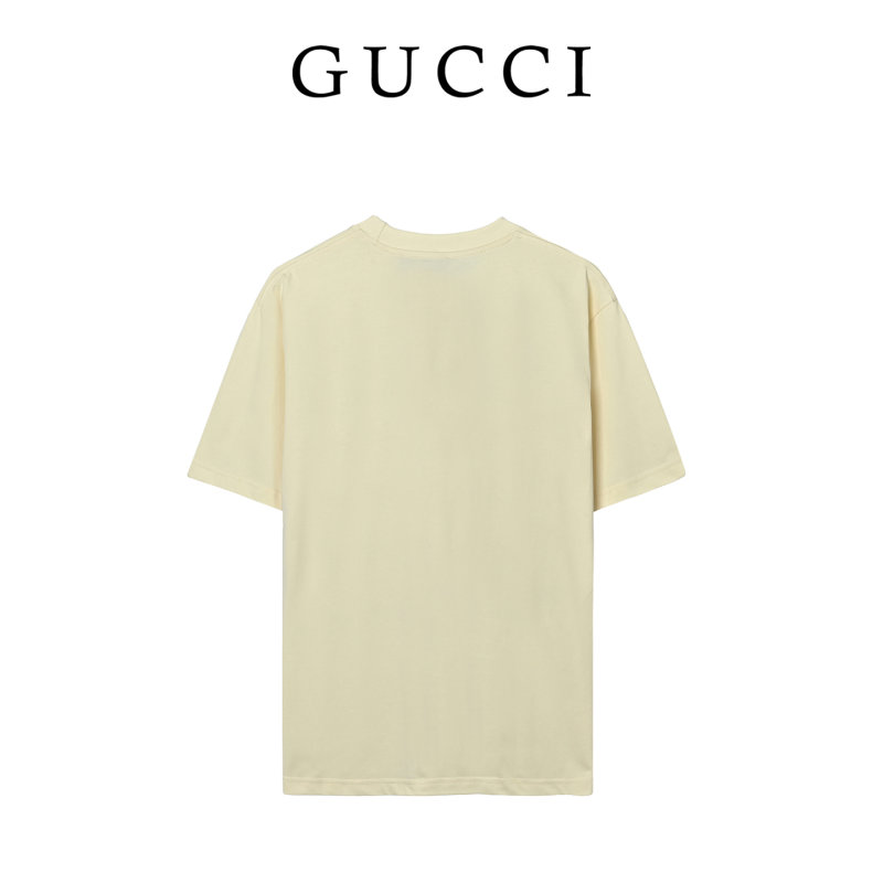 Gucci Cat Logo Cream T-Shirt view