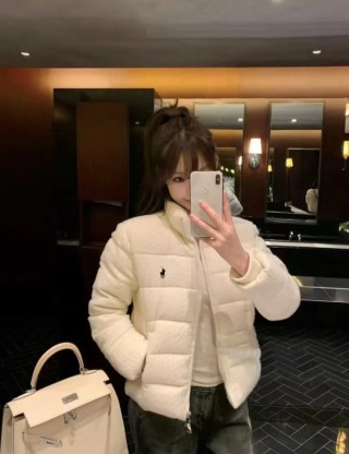 Polo Ralph Lauren White Puffer Down Jacket view 2