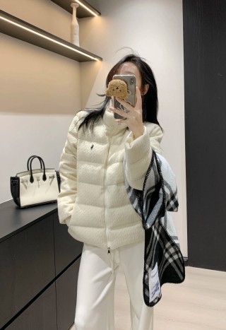 Polo Ralph Lauren White Puffer Down Jacket view 4