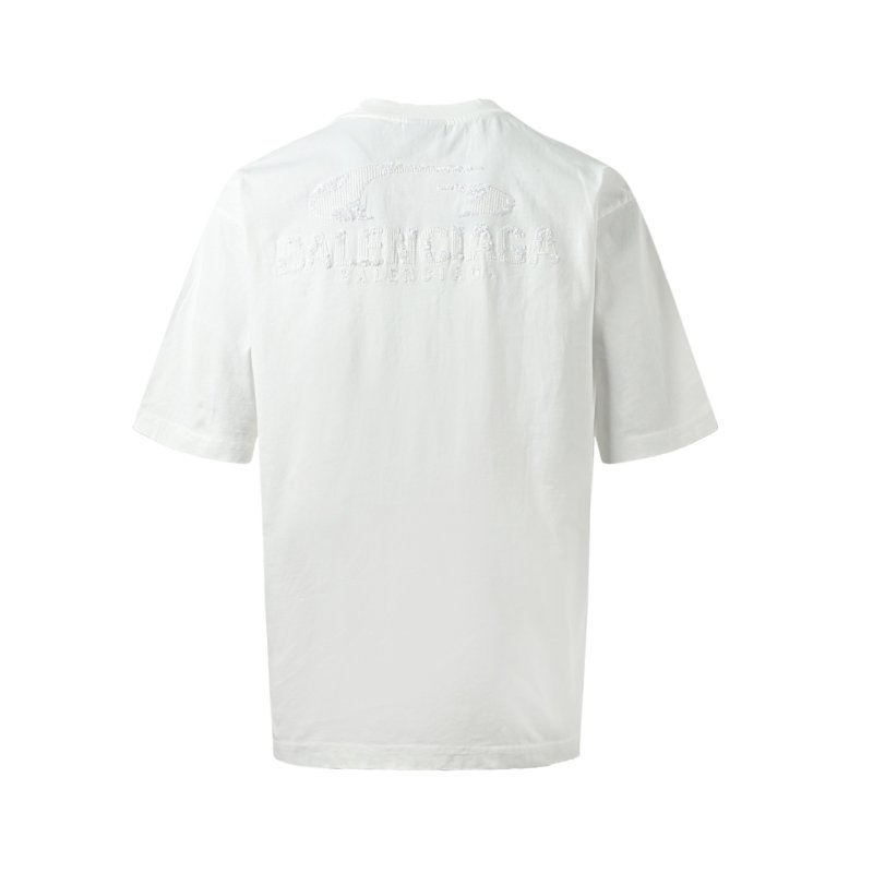 White Oversized Short Sleeve T-Shirt view
