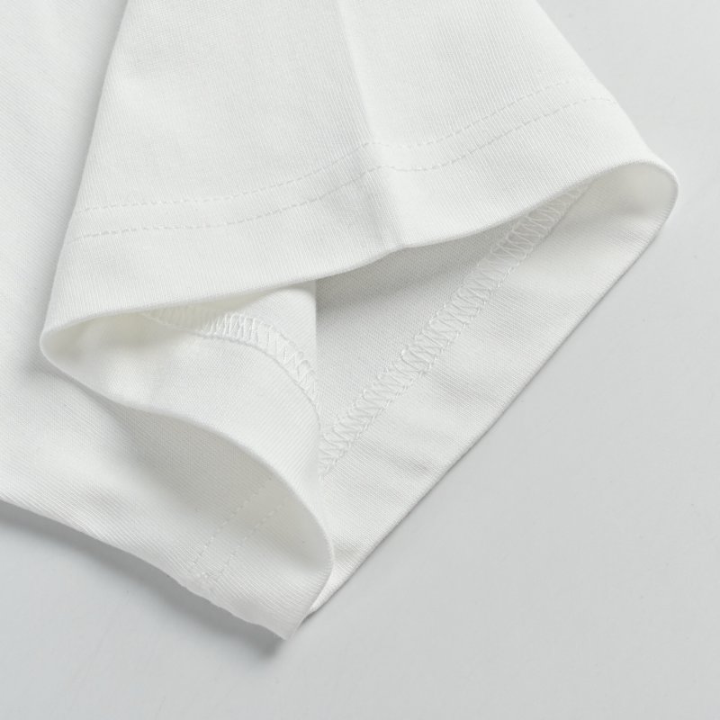 Dior White Logo Embroidered T-Shirt view