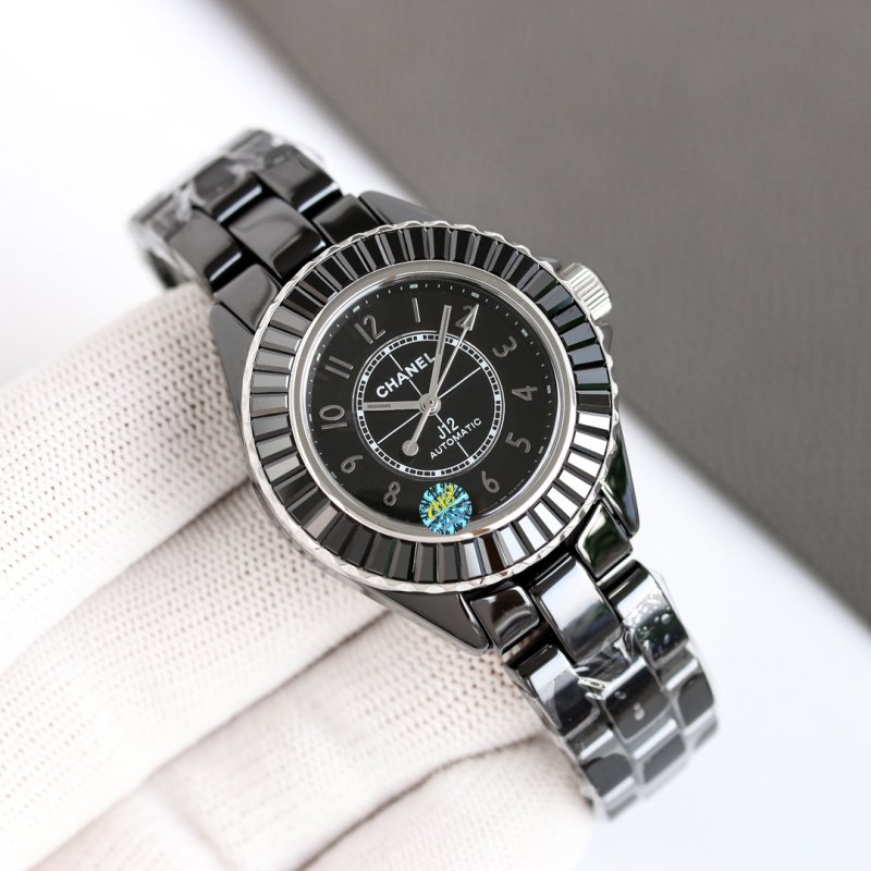 Chanel J12 33mm Black Ceramic Automatic Watch