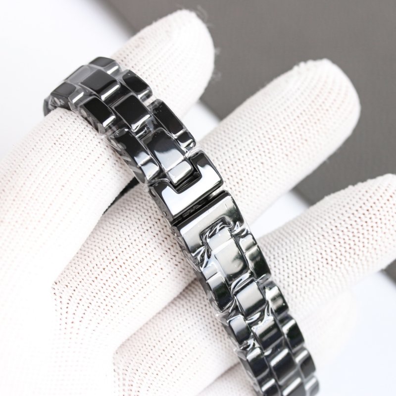 Chanel J12 33mm Black Ceramic Automatic Watch view