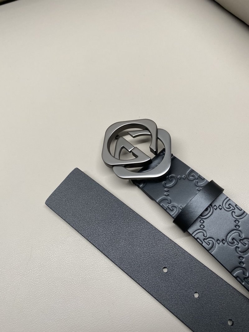 Gucci GG Marmont Black Leather Belt 4.0cm view
