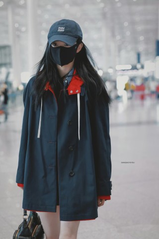 Miu Miu Navy & Red Reversible Coat view 2