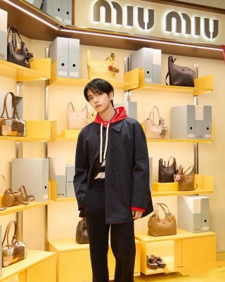 Miu Miu Navy & Red Reversible Coat view 4