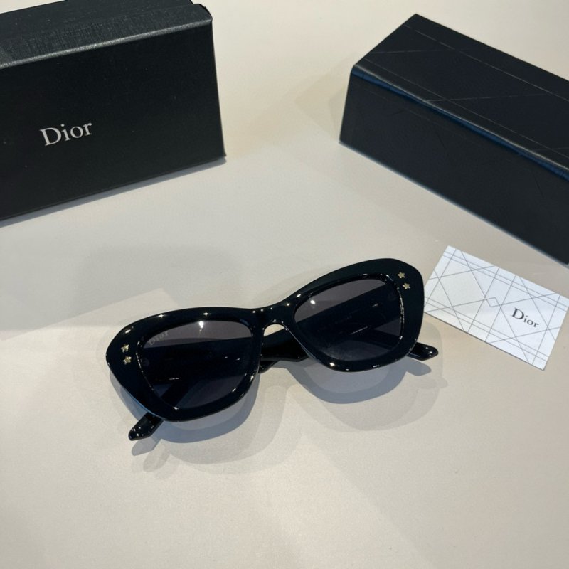 Dior DiorClub Cat-Eye Sunglasses Black view