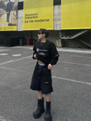 Balenciaga World Food Programme Black T-Shirt view 2