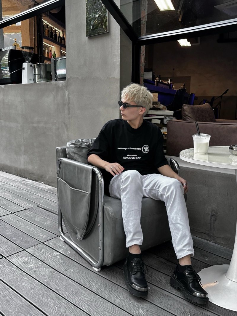 Balenciaga World Food Programme Black T-Shirt view
