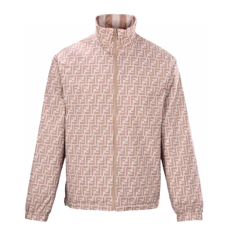 Fendi Monogram Windbreaker Jacket Beige view