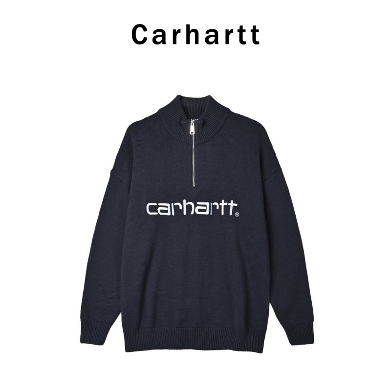 Carhartt Black Logo Hoodie view