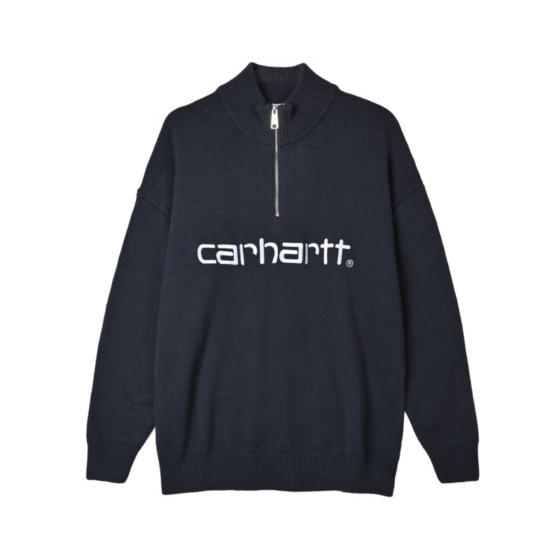 Carhartt Black Logo Hoodie view