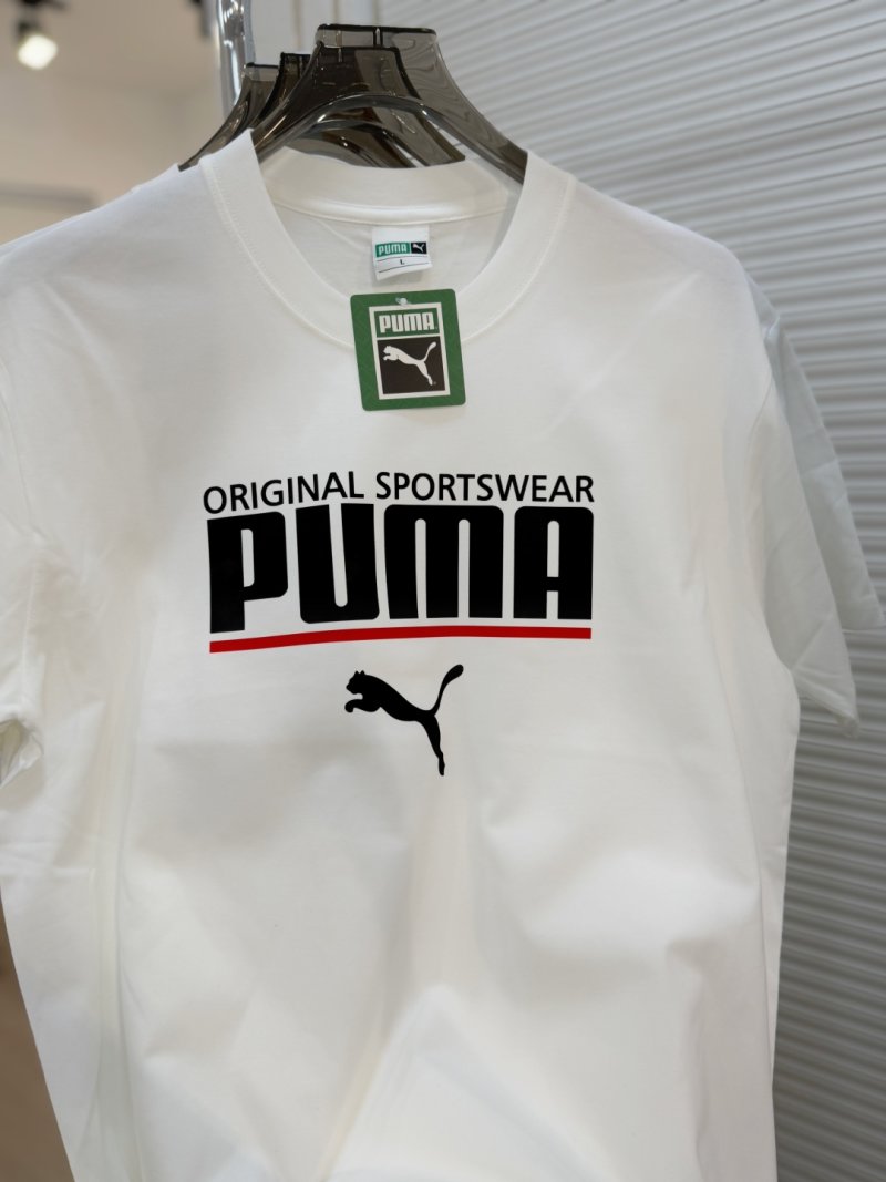 Puma Original Sportswear Logo White T-Shirt