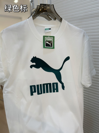 Puma Original Sportswear Logo White T-Shirt view 3