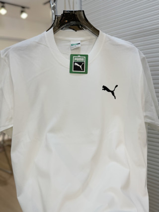 Puma Original Sportswear Logo White T-Shirt view 6